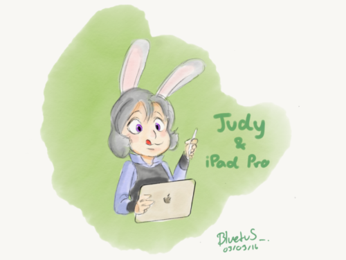Judy & iPad Pro
